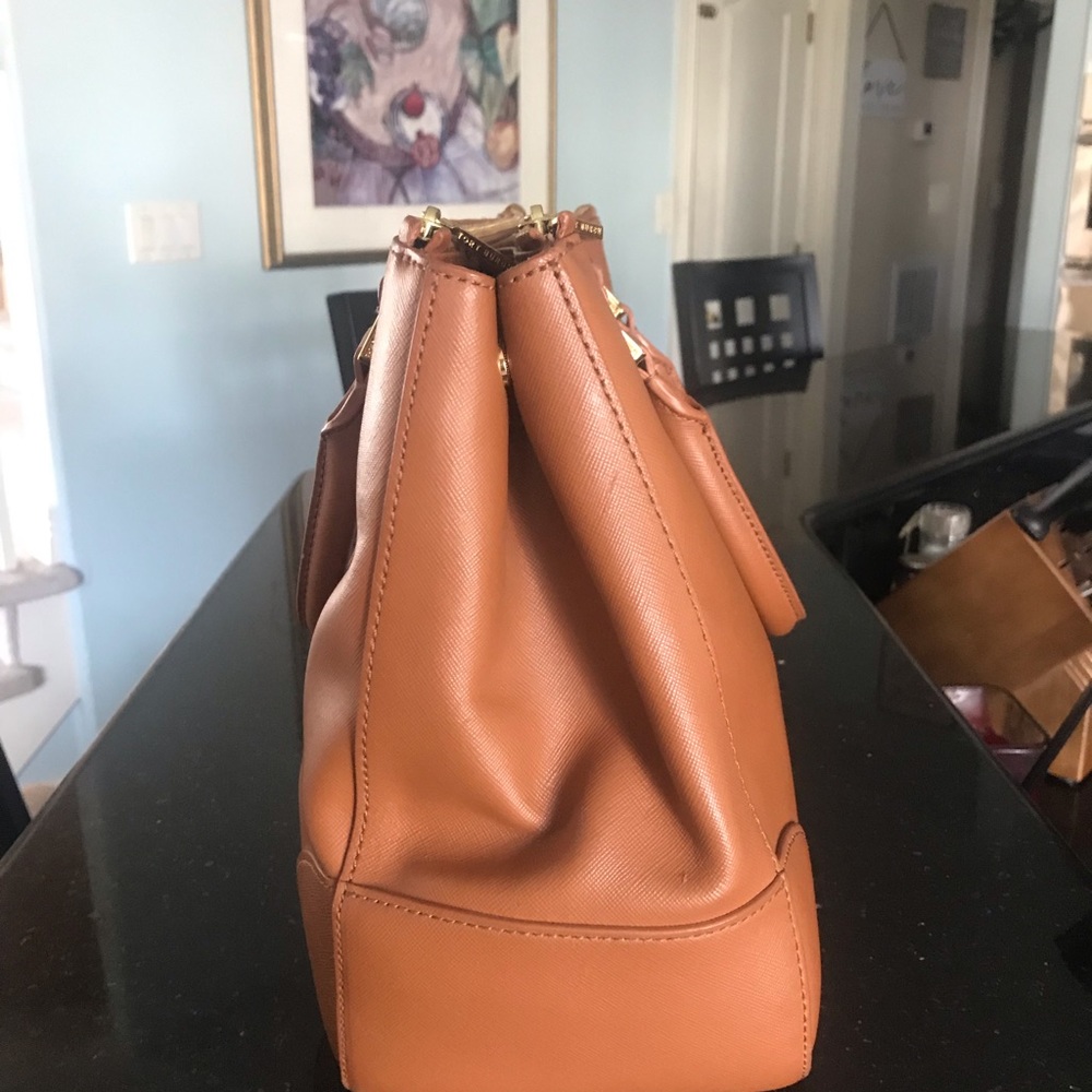 Tory Burch Double-zip Medium size , brown tote - Picture 3 of 7
